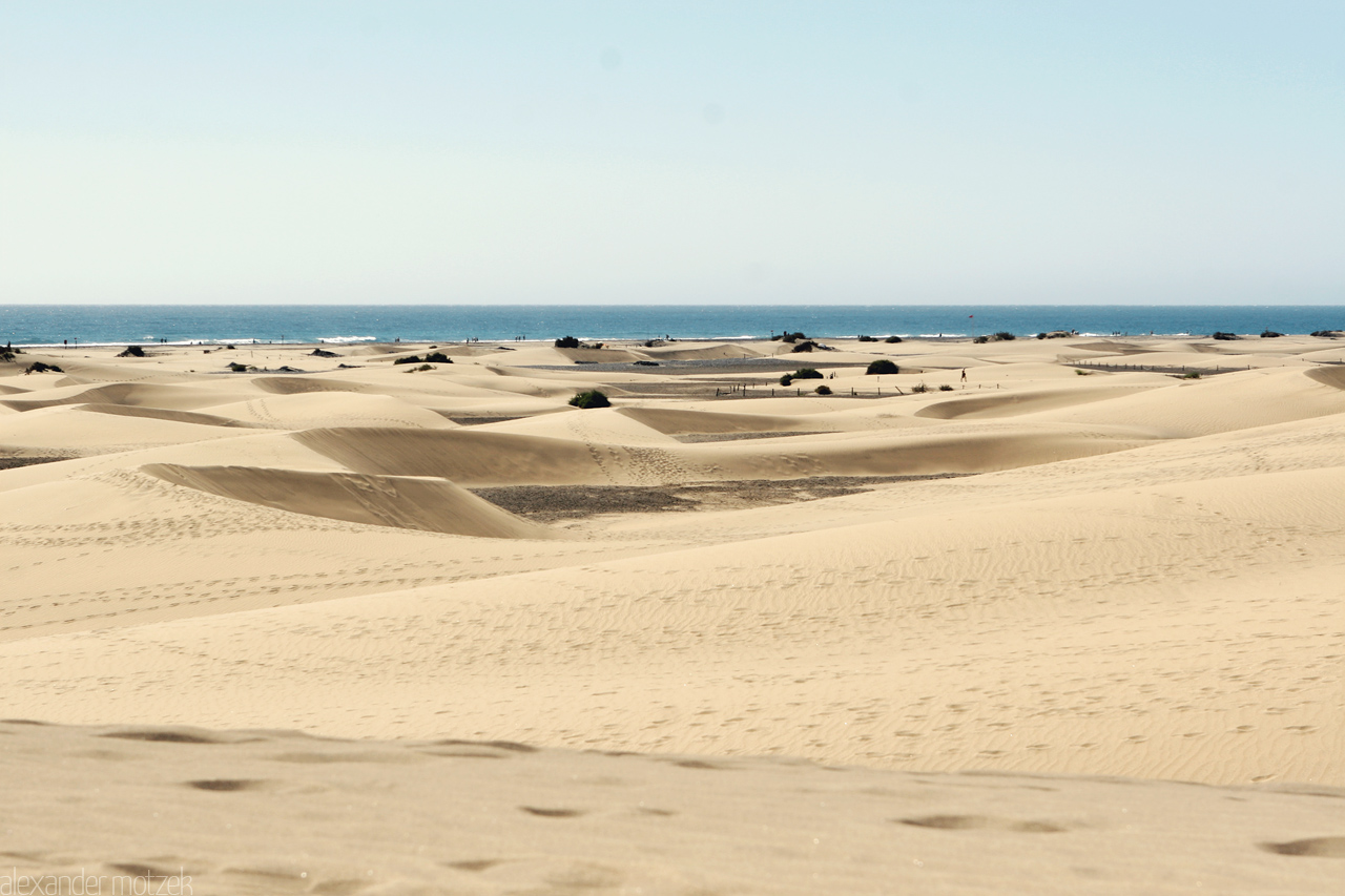 Gran Canaria - Dunas de Maspalomas Foto von Gran Canaria Dunas de Maspalomas Sand Dünen